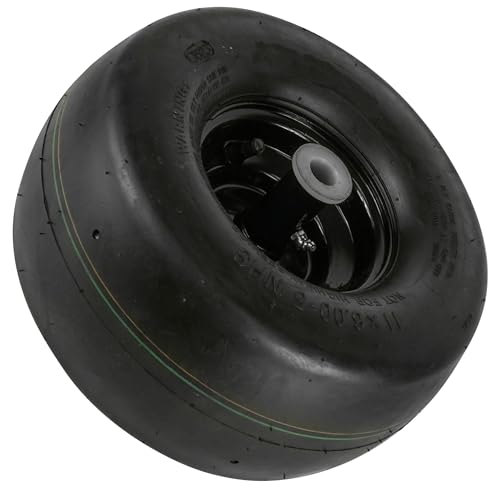 Caltric Rueda giratoria de cubierta compatible con Cub Cadet ZT1-42 ZT1-46 ZT1-50 ZT1-54 ZT3-60 delantera