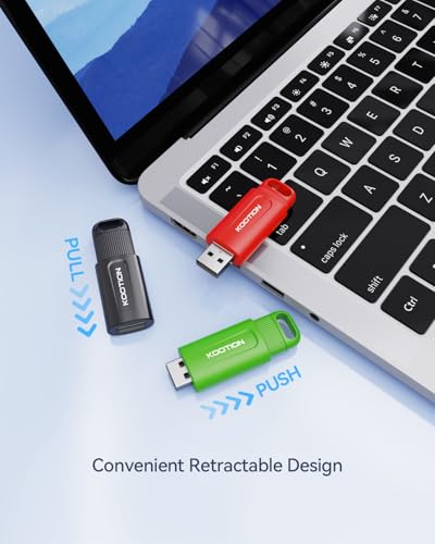 Image of KOOTION 5-Pack Pen Drives 64GB, USB Flash Drive 2.0 Memory Stick 64GB USB Drive for Storage and Backup(5 Colors)