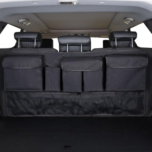CRTATE Organizador de Maletero de Coche, para Seat Ateca/Ibiza V/Ibiza IV Leon MK4 Cupra Formentor Plegable Bolsa Almacenamiento Maletero Bolsa Colgante de Coche de Gran Capacidad,A