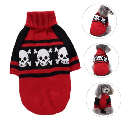 Disfraz Halloween para Perro Suéter Calavera Talla L miniatura 6