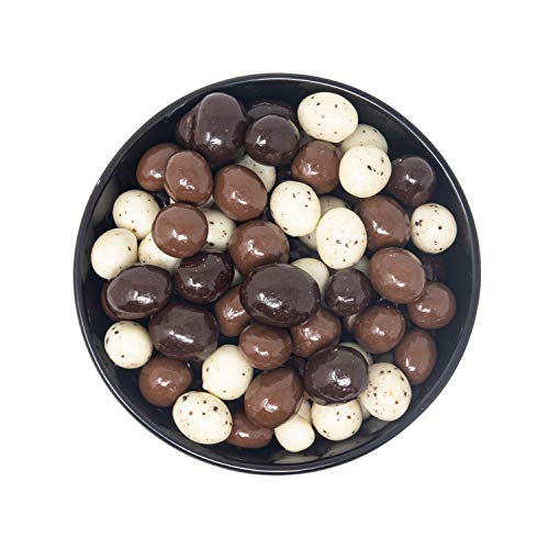 LaetaFood Chocolate Covered Espresso Beans Coffee Tricolor Bulk Candy, 30 Ounces