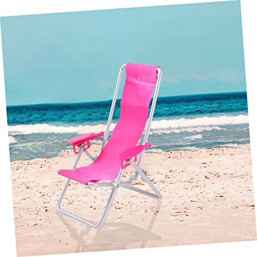 Toyandona 2Pcs Rocking Chair Ornament Outside Toys Ornaments For Kids Folding Doll Lounge Simulation Folding Chair 1 12 Scale Lounge Chair Mini Reclining Chair Mini Outdoor Lounge Chair Baby #TOP7