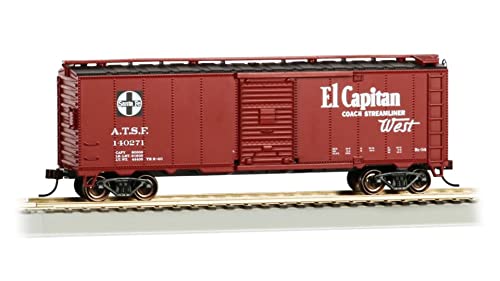Bachmann Trains - 40' Santa FE MAP Box CAR - EL Capitan #140271 - HO Scale