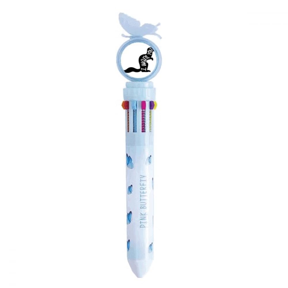 Stylo à bille rétractable multicolore naturel écureuil pour éviter de perdre ses stylos