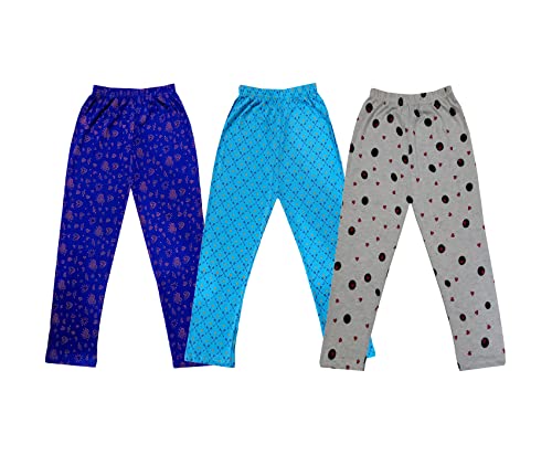Image of KAYU Kids 100% Cotton Printed Capri for Girls - Regular Fit [Pack of 3]