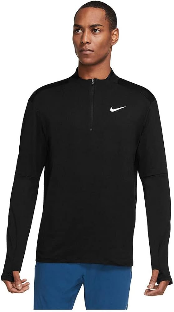 nike black half zip mens