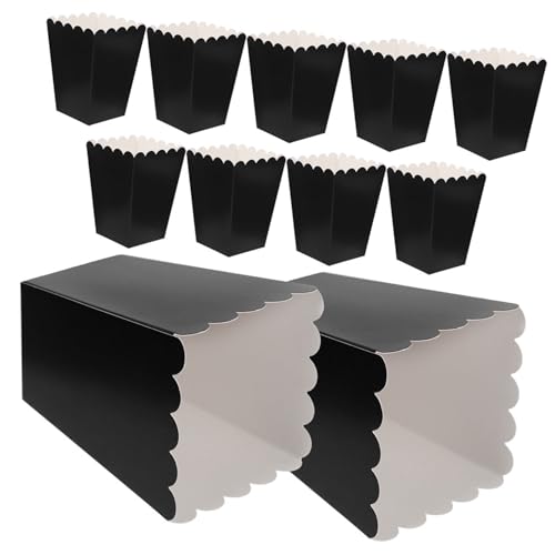 Boîtes à popcorn en papier TOYANDONA | Lot de 100 contenants pour snacks et fête
