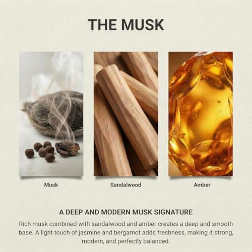 Image of LUNAR BEAR The Musk Car Air Freshener | Hanging Car Perfume Diffuser with Protective Case | Luxury Car Fragrance Made with Premium Essential Oils | Alcohol Free & Long Lasting