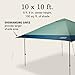 Coleman Oasis Instant Pop-Up Canopy Tent with Side Wall Attachment, Portable Shelter with Easy Setup & Takedown, Wheeled Carry Bag Included, 10x10/13x13ft Sizes