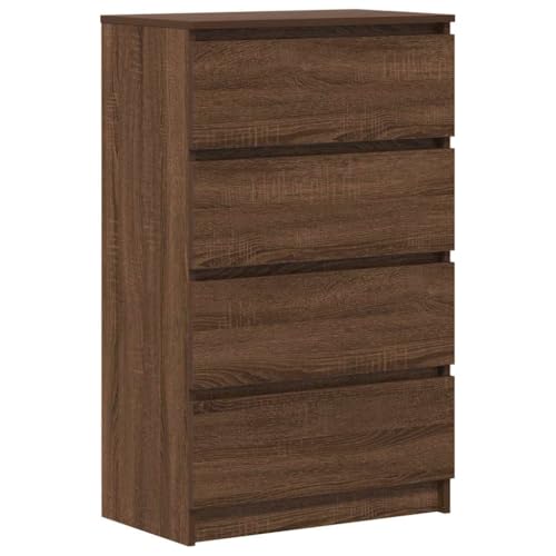 vidaXL Anrichte Eiche Braun, 60 x 35 x 98,5 cm, Holz