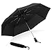 GadHome Parapluie Noir Automatique | Parapluie de Voyage à Main Compact 29 cm, Coupe-Vent, pour Hommes, Femmes | Un Parapluie se Pliant de lumière Mini Forte à Ouverture pour Voyager, 1 PC