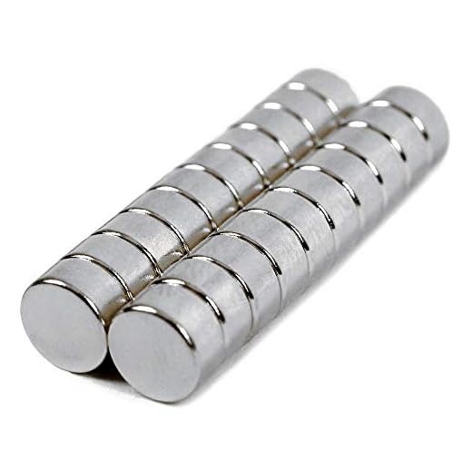 HAB & GUT -MC000-20 AIMANTS Mini très puissants, 6 x 3 mm, en néodyme - L'ORIGINAL