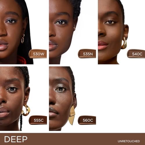 Image of Lancome Teint Idole Ultra Wear Natural Matte Foundation- Longwear, Medium-Full Coverage, Natural Finish, Waterproof & Hydrating - 540C (Deep Skin with Cool /Rich Red Undertones), 1 Fl Oz