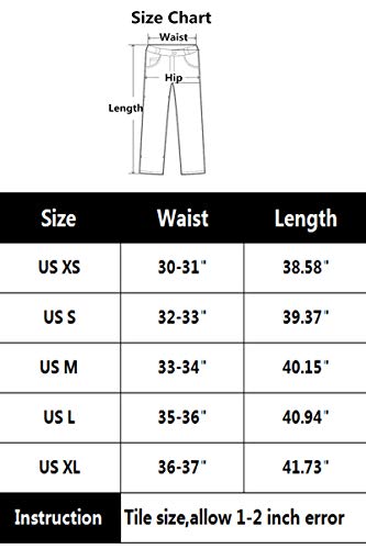 REPPUNK Calça de moletom masculina de corrida casual esportiva com bolso e cordão, Vermelho, Large