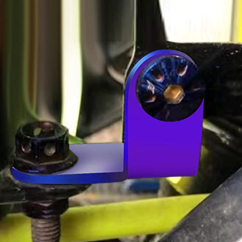 iSpchen Bremsflüssigkeitsbehälter Motorrad Bremsreservoir Halterung Flüssigkeitsflasche Aluminium Bremsflüssigkeitsbehälter Bremsbehälter Motorradzubehör Halterung