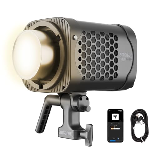 Image of amaran Halo 600x LED Studio Light, 610W Bi-Color COB Compact Video Light