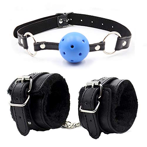 Leather Handcuffs Bracelet Leash Soft Plush Lining Leather Leg Cuffs Fluffy Wrist Handcuffs Bracelet Role Play Exercise Bands for Women Men Home Party Cosplay Jewelry Hghji Hiioh