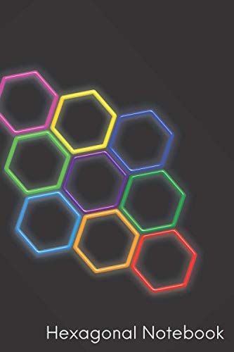Hexagonal Notebook Composition Book: Perfect size for 6 x 9 inch