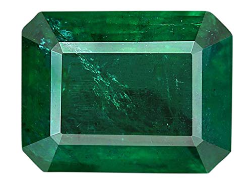 Natural Untreatet A1+ Quality Certified 6.00 Carat/Colombian Emerald Panna Green Loose Gemstone