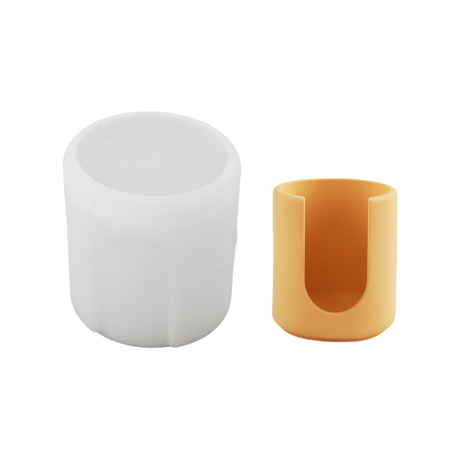 Oxxggkao Cylinder Silicone Molds for Epoxy Resin, Holder Tealight Holder Melt Warmer Hydroponic Plant Cylinder