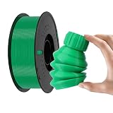 Kingroon Green TPU Filament 1.75mm, 95A Flexible TPU 3D Printer Filament, Clog-Free Filament 1kg Spool (2.2lbs), +/- 0.03mm Accuracy, Green