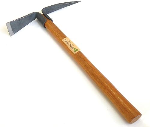 Herramientas de objetivo sólido ergonómico para campamento resistente, herramienta de excavación clásica Mattock, azada de deshierbe de acero