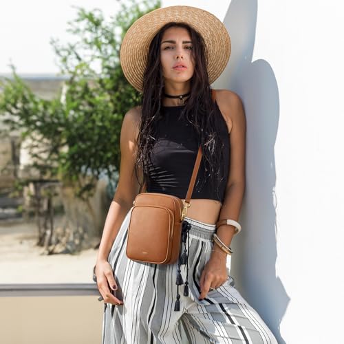 Kattee Leather Crossbody Bags for Women, Small Genuine Leather Purses and Handbags, Shoulder Cross Body Bag for Woman2