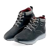 Uomo Sneakers Leggere Traspiranti Trekking Tennis Alte Sportiva da Camminare MU9558-1 (Nero,42)