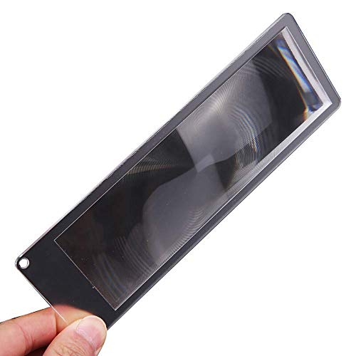 Förstoringsglas,Synhjälpmedel, bokmärkeskort rektangulärt 10 gånger Barn Gamla Läser Läser Tidningsläsning Bärbar bärbar expansionsspegel HD rektangulärt kort HD Förstora