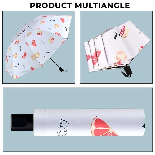 Image of Kraptick Printed Travel Umbrella for Rain, UV, Wind Proof, Water-Proof Umbrella for Men /Women /Boys /Girls /Kids (UMBR-02)
