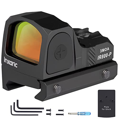 Red Dot Sight, 3 MOA Red Dot Scope, Multi Coated Red Dot Optics, Adjustable Brightness Scope Optic, Compact Reflex Sight with Picatinny Rail Mountsï¼ŒWater Resistant & Shockproof Tactical Riflescope