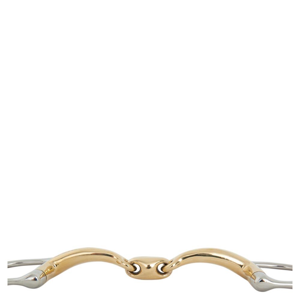 BR D-Ring Gebiss Soft Contact doppelt gebrochen 12,5 cm 16 mm Ø 65 x 50 mm