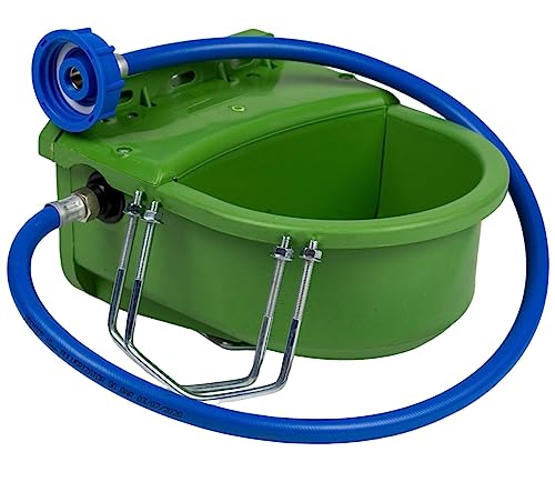 UZMAN - Tränkebecken 4 Liter + Anschlussset IBC Container Tank Schwimmertränke Tränke Pferde Großvieh Schafe Vieh Kühe Tränke Rinder Tränkewanne Pferd Viehtränke