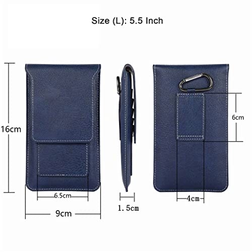 PU Leather Mobile Phone Pouch Waist Belt Clip Wallet Case Men Hanging Holster Bag Phone Case Holster Bag2
