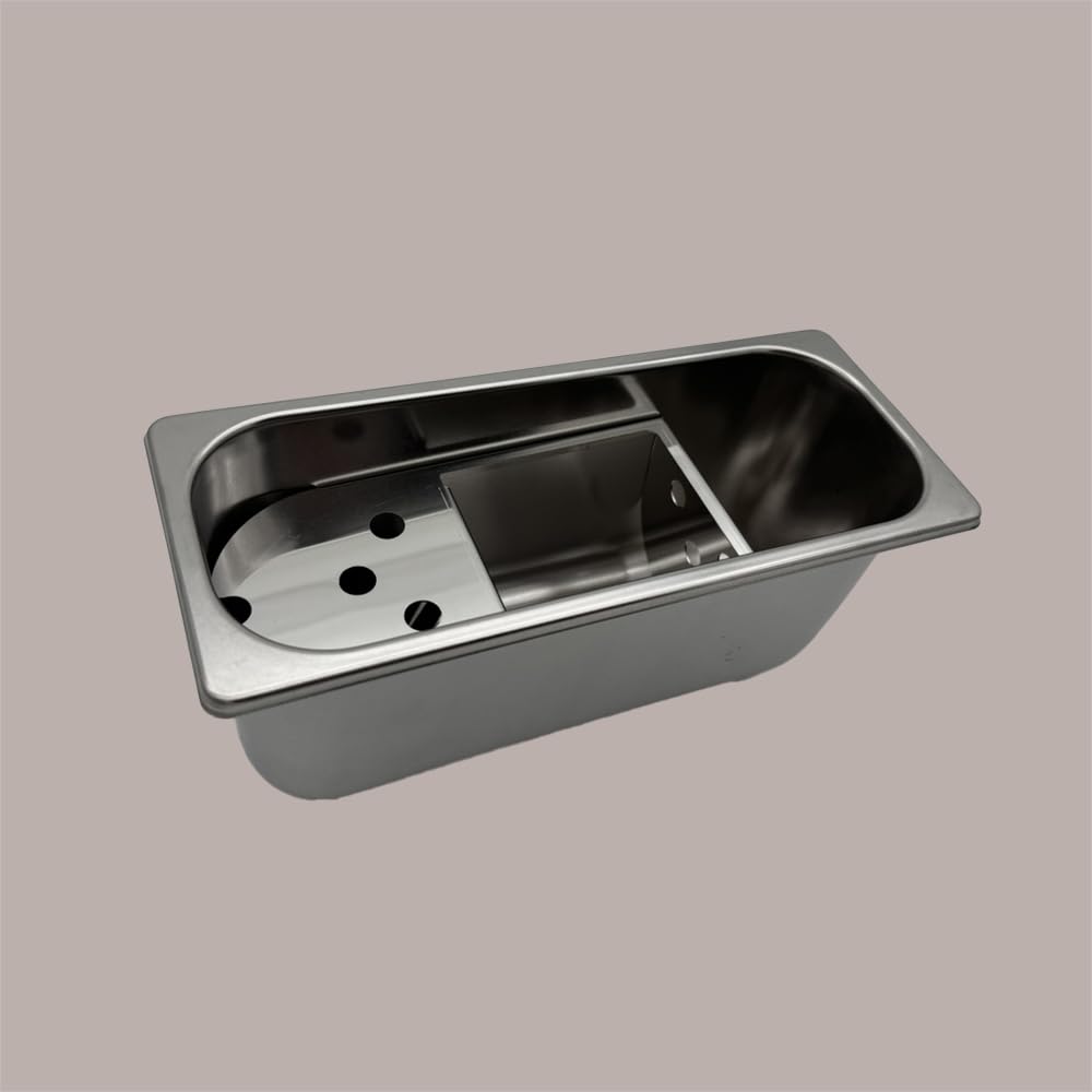 Lucgel Lavaporzionatore Acciaio Inox per Gelaterie 27x11 H12 Cm