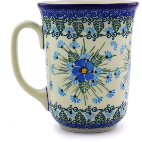 Taza Polmedia Polish Pottery 17 oz Patrón Cranberry Medley miniatura 2