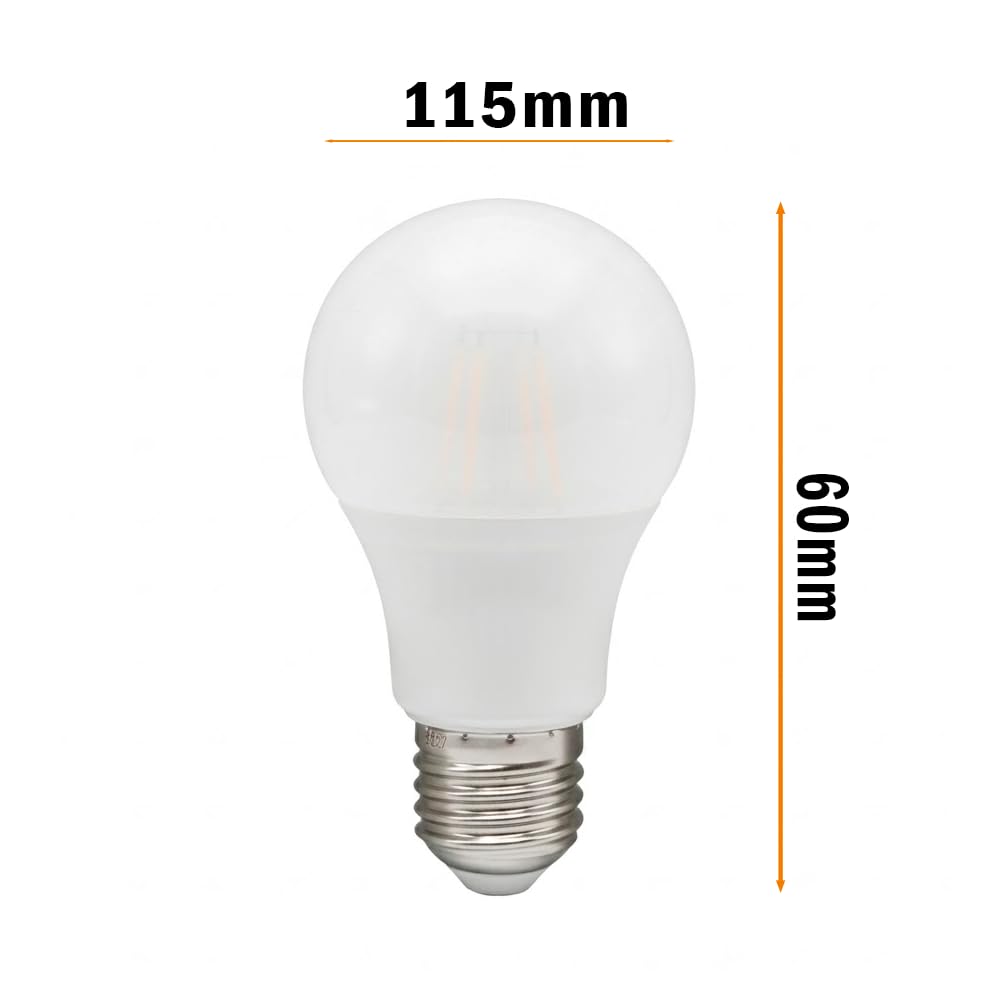 Genérico Bombilla LED Inteligente WiFi E27 A60 10.5W 1055lm RGB + CCT 2700K-6500K, Compatible con Alexa y Google Home, Control App Tuya, 230V, 160° [Clase de Eficiencia Energética F] (5 Pack)