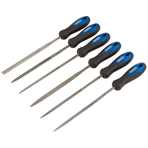 Draper 83982 140MM Soft Grip Needle File 6 Piece Set
