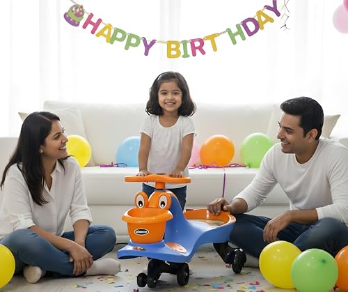 Image of Wishmaster Swing Magic Panda Car for Kids, Twister Ride on, Non Battery Operated Baby Push Rider Without Music & Light | Self-Balancing Twist Steering | Age 2-8 Years