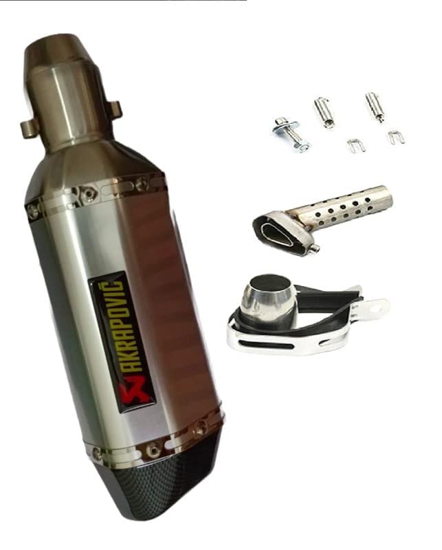 Alleykat Akrapovic Universal Exhaust for All Bikes Silencer for Bike