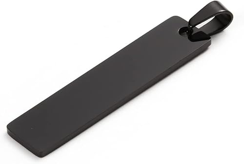 10 unidades de etiquetas rectangulares en blanco de acero inoxidable, colgantes de acero inoxidable, colgantes de etiquetas grabadas para pulseras,