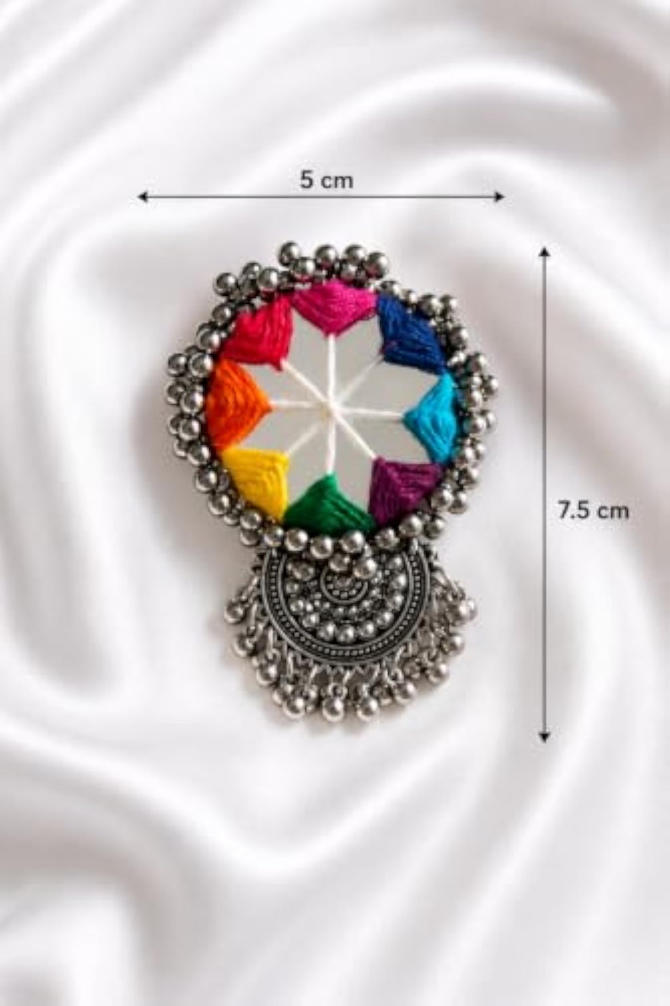 Multicolor Thread Hair Hook for Ethnic Boho Bun Holder