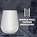 YETI Rambler 10 oz Wine Tumbler, Vacuum Insulated, Stainless Steel with MagSlider Lid, Seafoam