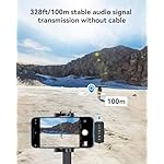 PQRQP 3 in 1 Microphone for iPhone/Android/Camera, Wireless Lavalier Microphone, 328ft Transmission, 18H Battery Life, Mini Microphone for Record Interview, Vlogs, YouTube, Tiktok - Image 5