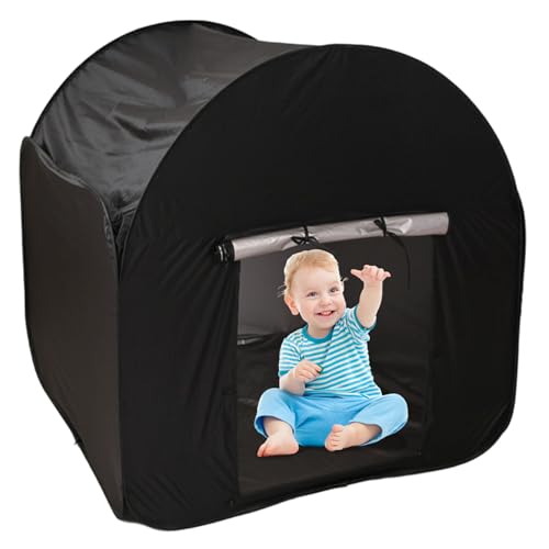 Tente sensorielle carrée occultante Jorzer 120x120 cm pour enfant
