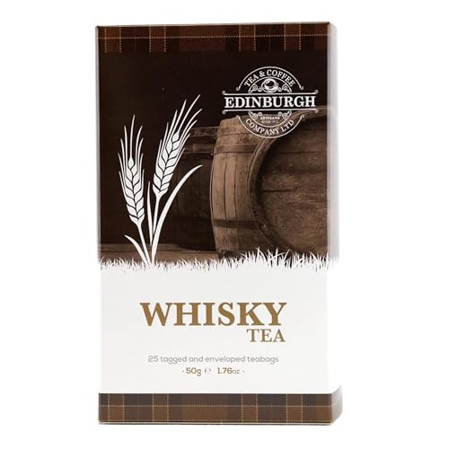 Edinburgh Tea & Coffee Whisky Flavoured Black Tea, 25 Envelope