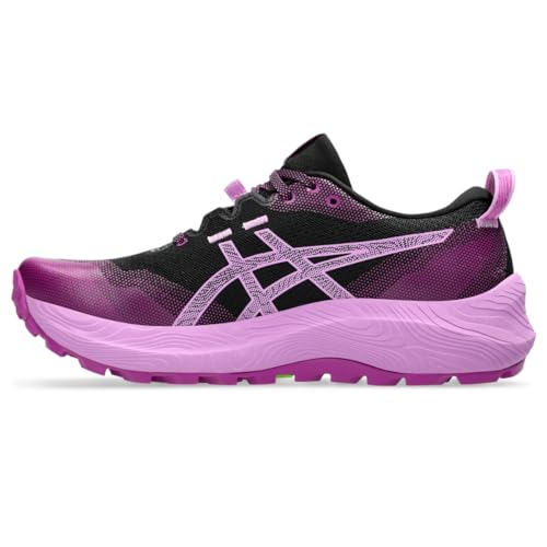 ASICS ASICS Women's Gel-Trabuco 12 Running Shoes, 10, Black/Lavender Glow