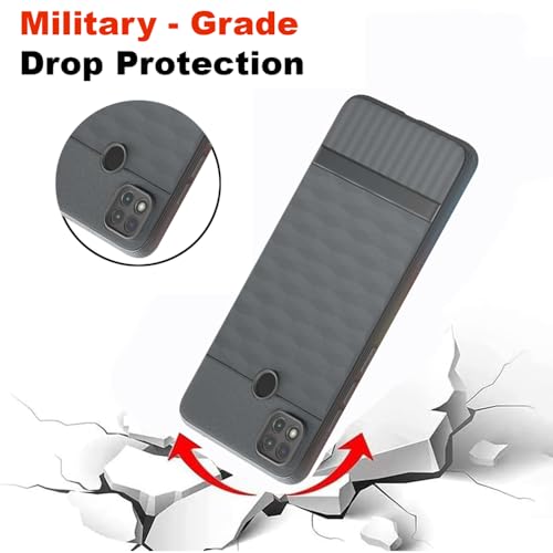 Image of Shockproof Case for Mi Redmi 9 / 9C / 9 Activ / 10A / Poco C31 | Full Camera Protection | TPU Flexible Back Cover for Mi Redmi 9 / 9C / 9 Activ / 10A / Poco C31 (Graphite Grey)