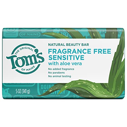 image for Tom's of Maine Natural Beauty Bar Soap for Sensitive Skin With Aloe Ve