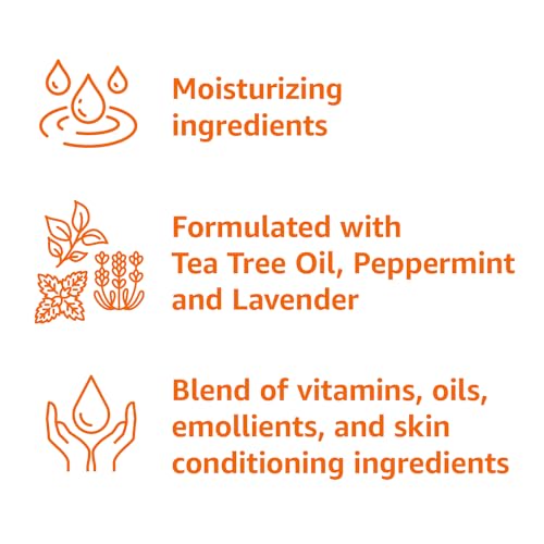 Image of Amazon Basics Tea Tree Conditioner with Peppermint and Lavender, 10.14 Fl Oz, Pack of 1